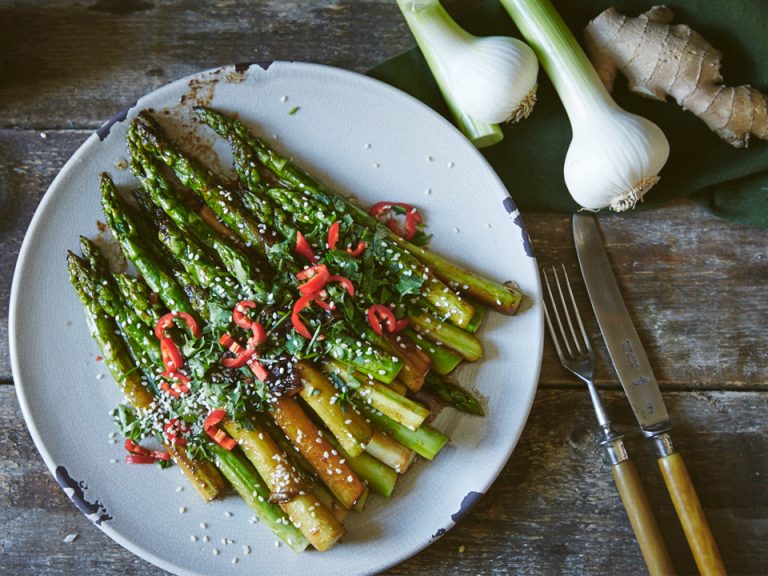 Asianstyle fried ginger asparagus The Neff Kitchen