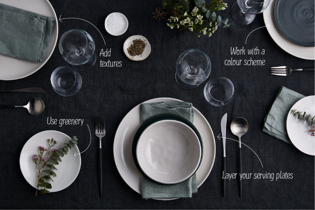 How to arrange your table settings to give your dinner party a