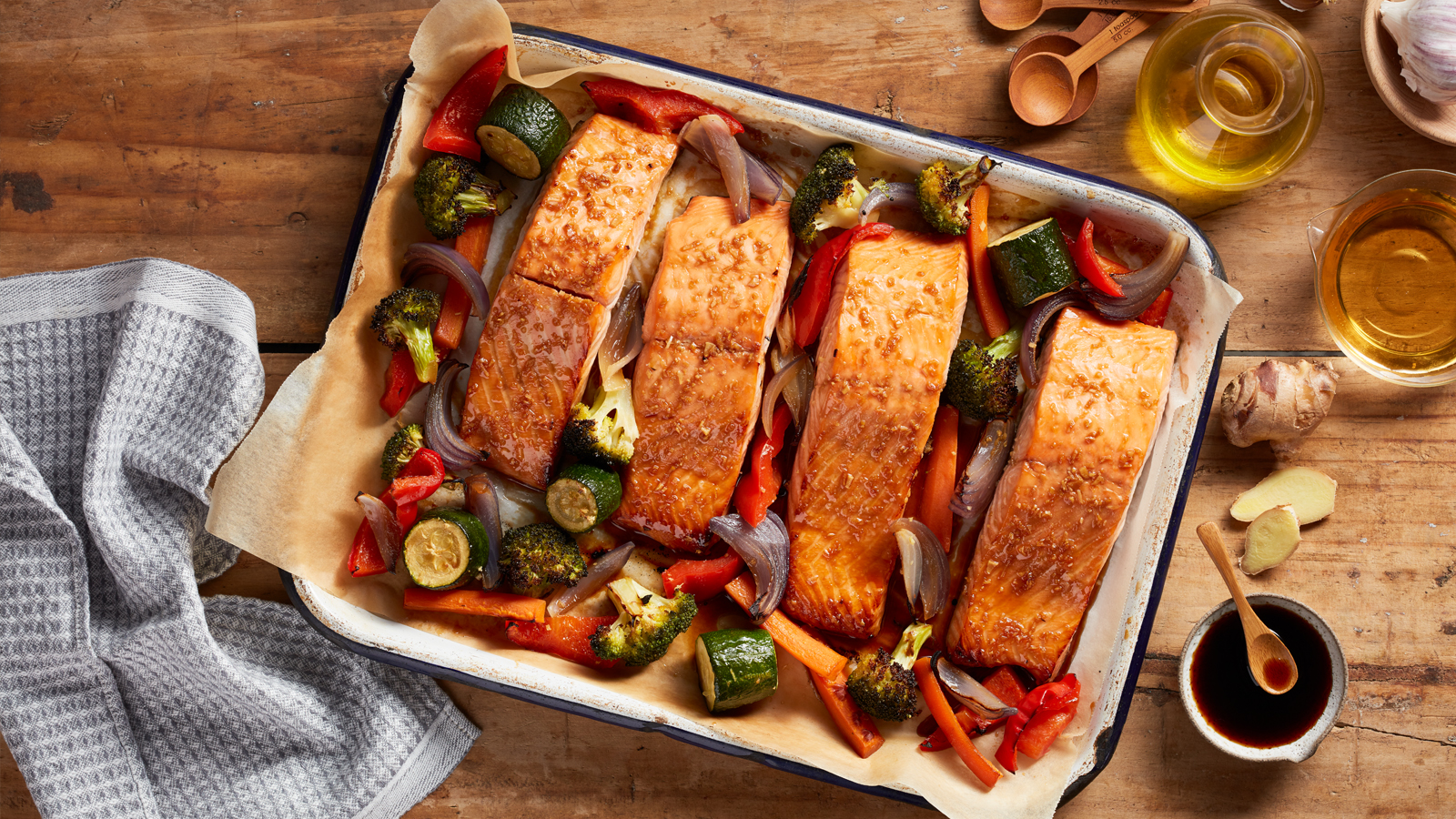 Baked Teriyaki Salmon Fillets The Neff Kitchen