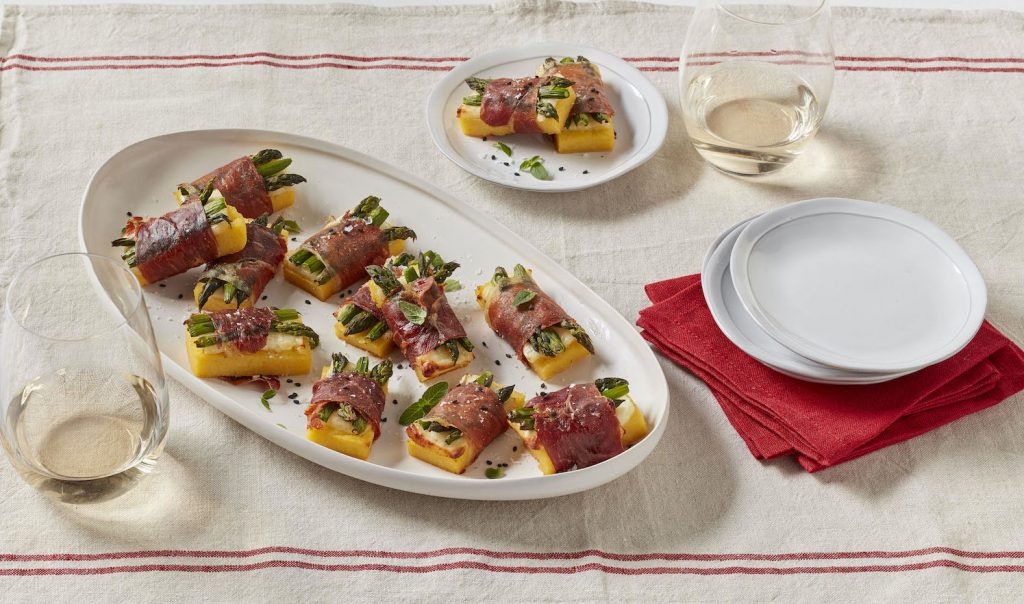 Halloumi and Polenta Wrapped in Prosciutto The Neff Kitchen
