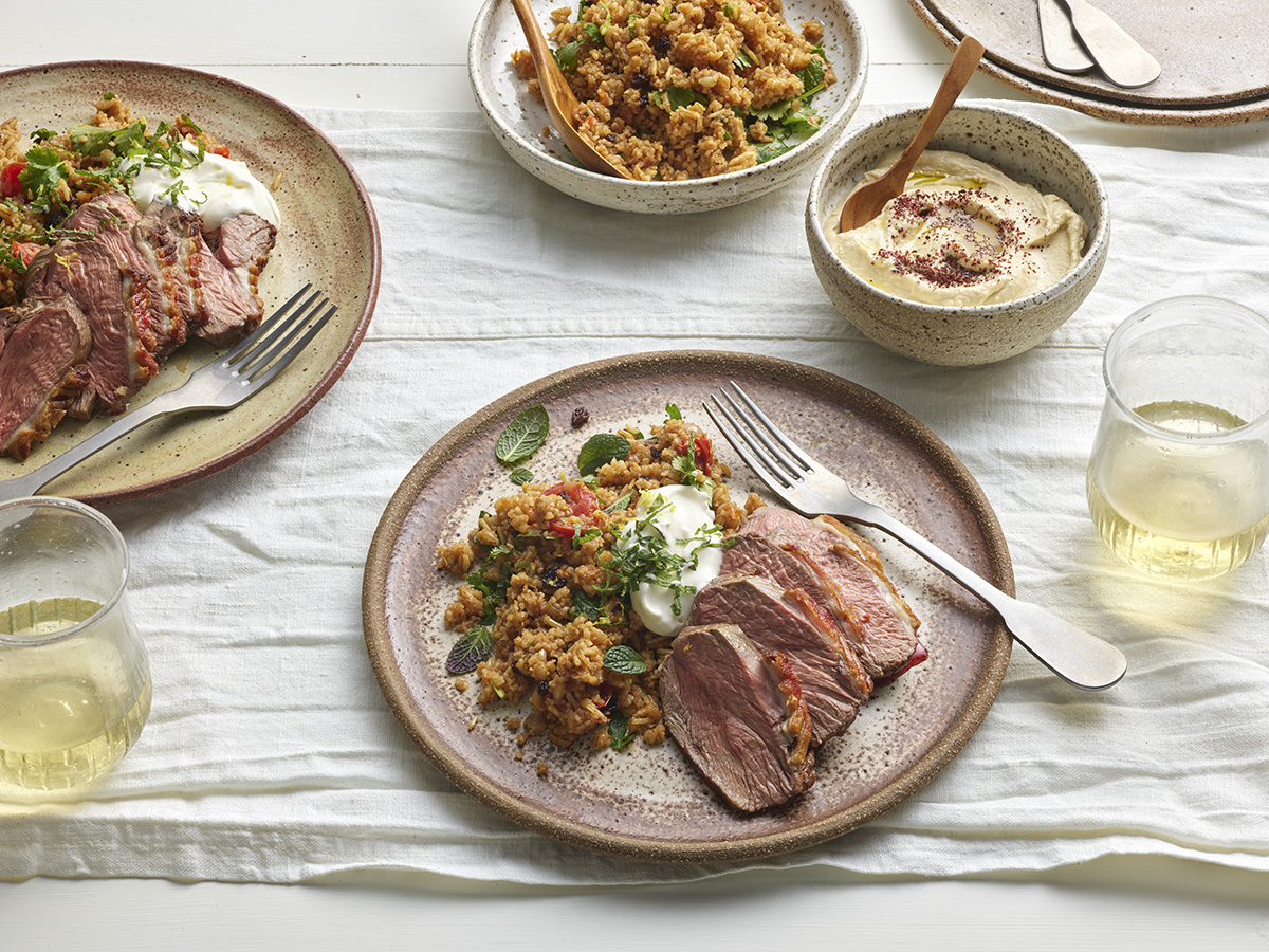 Moroccan Lamb with Steamed Grain Pilaf The Neff Kitchen