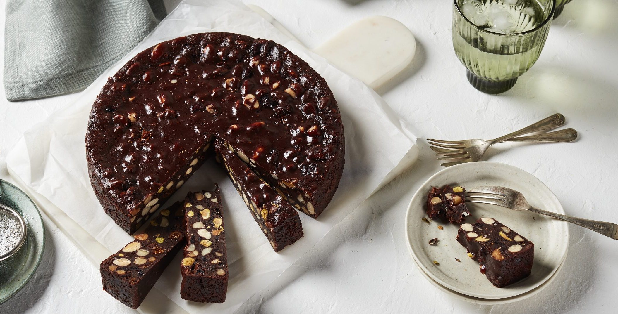 Macadamia, Cranberry and Wattleseed Panforte