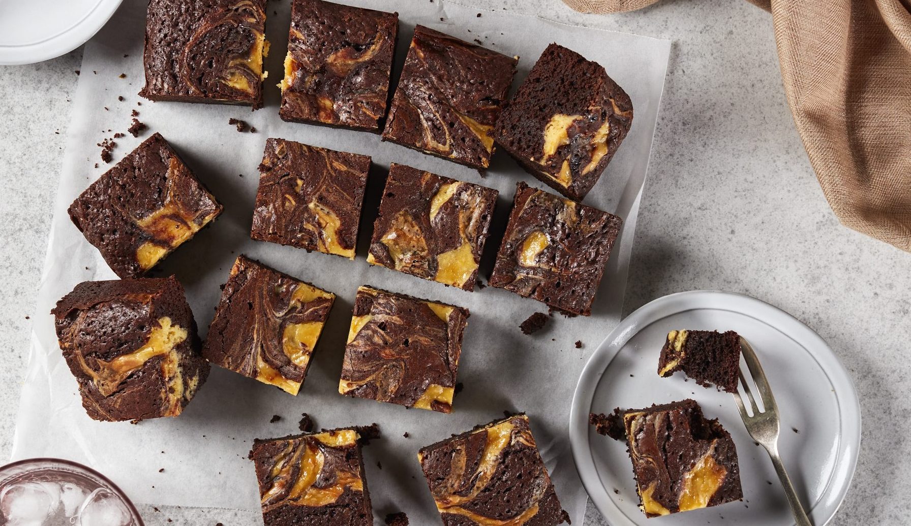 Easy Orange Cream Brownie