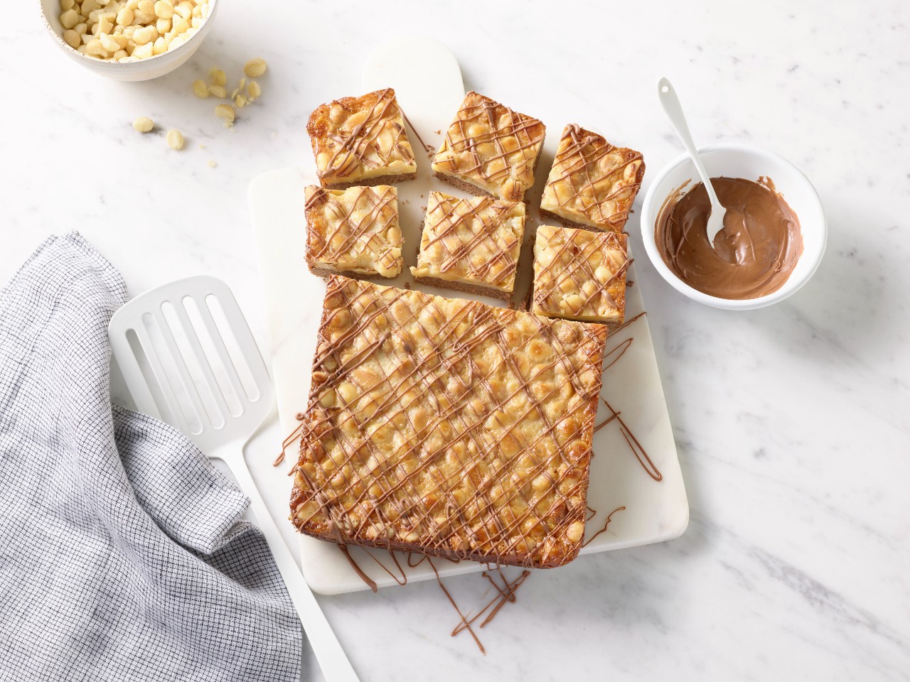 Choc Caramel Macadamia Slice The Neff Kitchen
