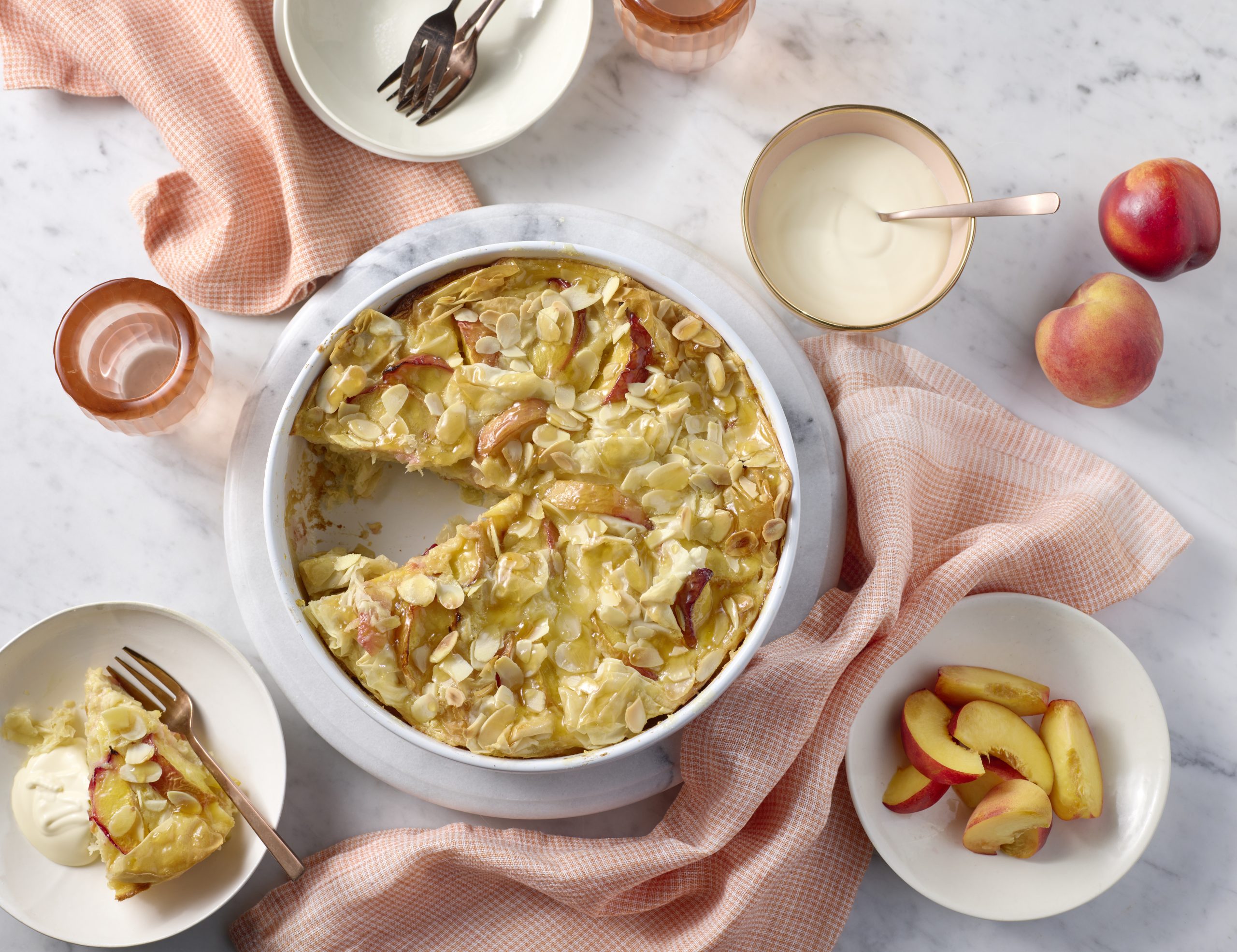 Filo Custard Dessert with Summer Fruit