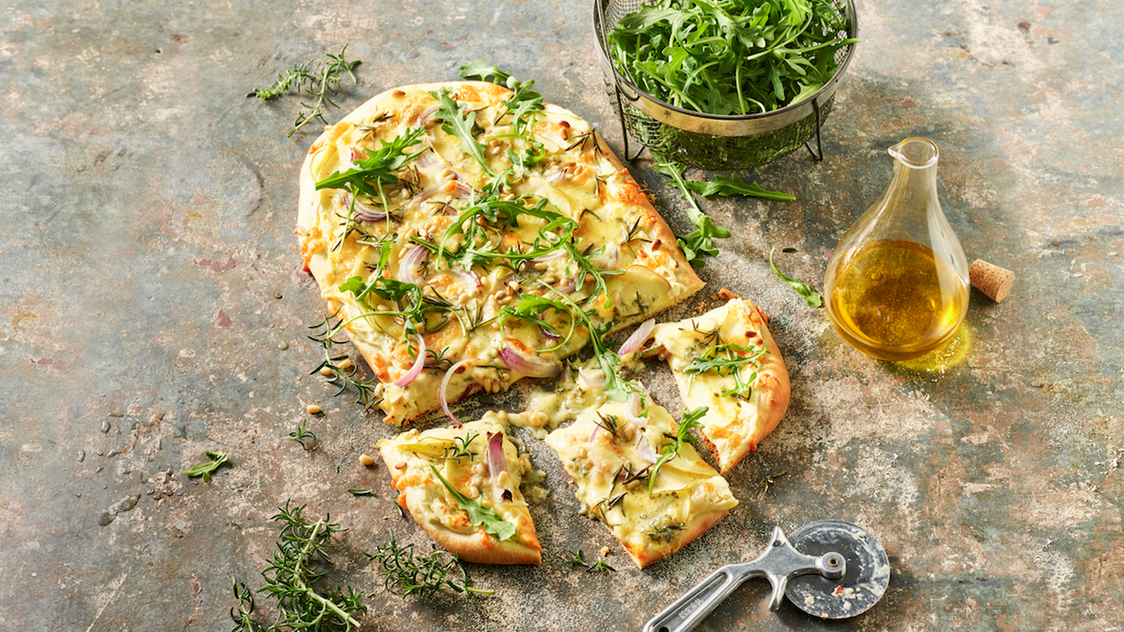 3 Cheese and Potato Pizza | The Neff Kitchen
