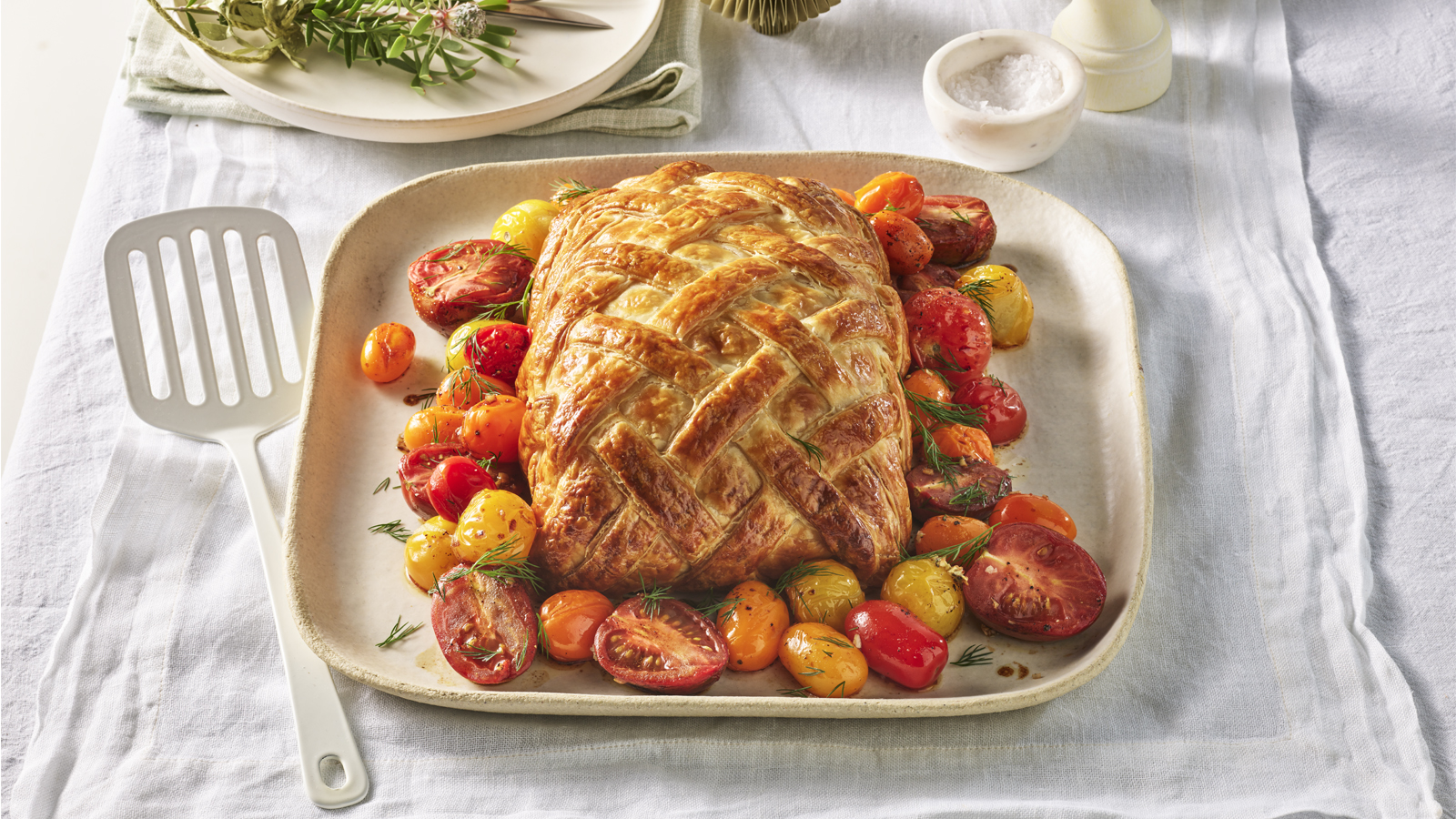 Salmon En Croute with Roasted Cherry Tomatoes The Neff Kitchen