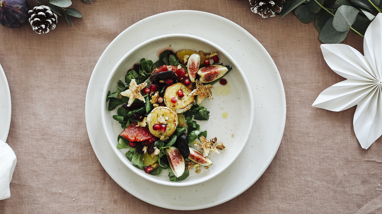 Christmas salad with goat’s cheese and orange vinaigrette | The Neff Kitchen