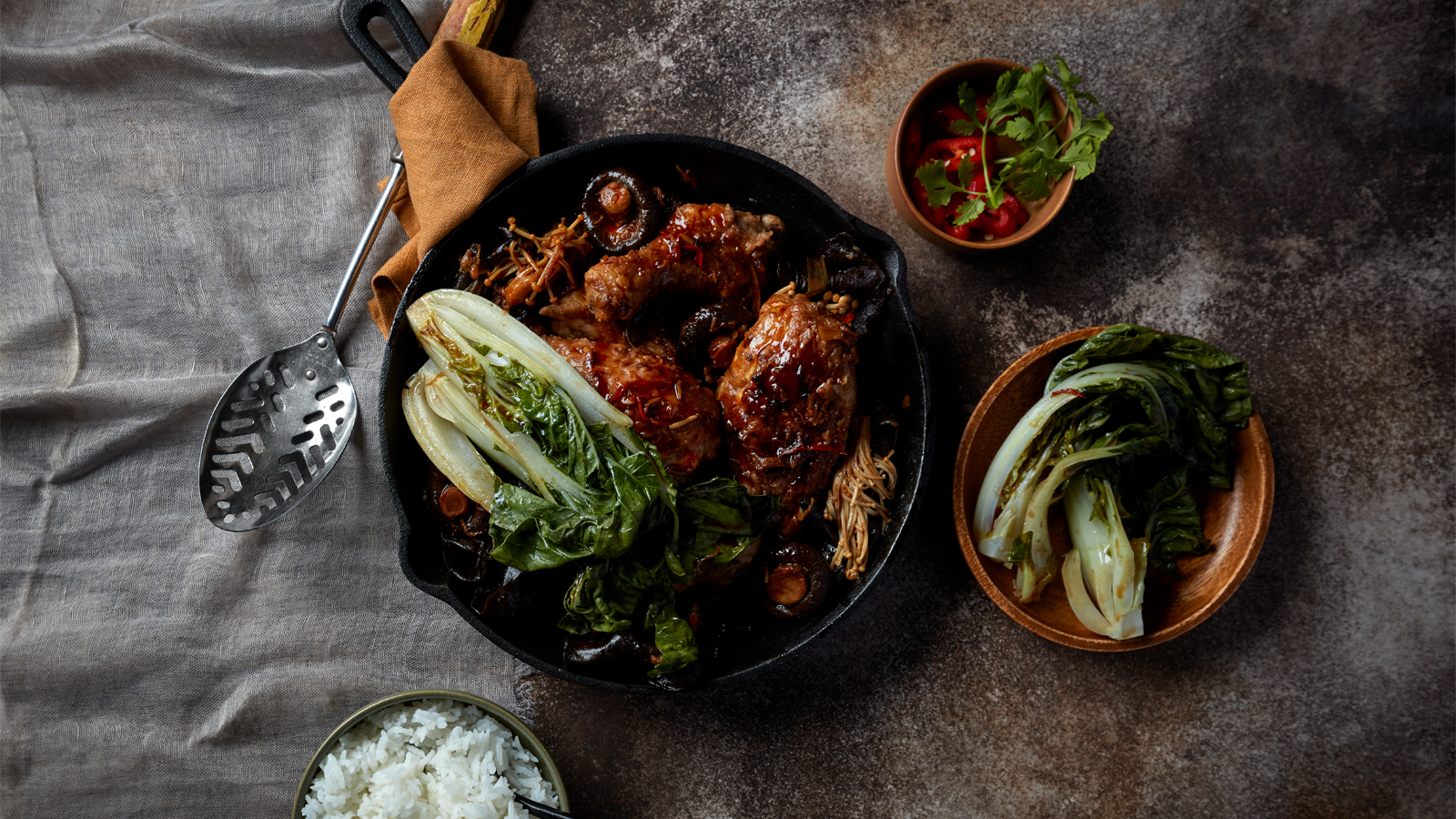 Asian Braised Chicken with Mushrooms | The Neff Kitchen