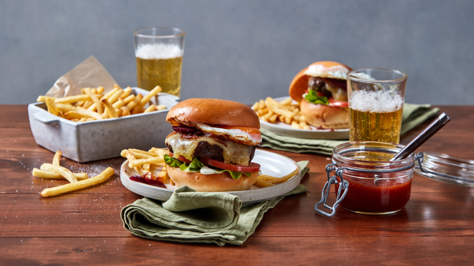 Aussie Beef Burger The Neff Kitchen