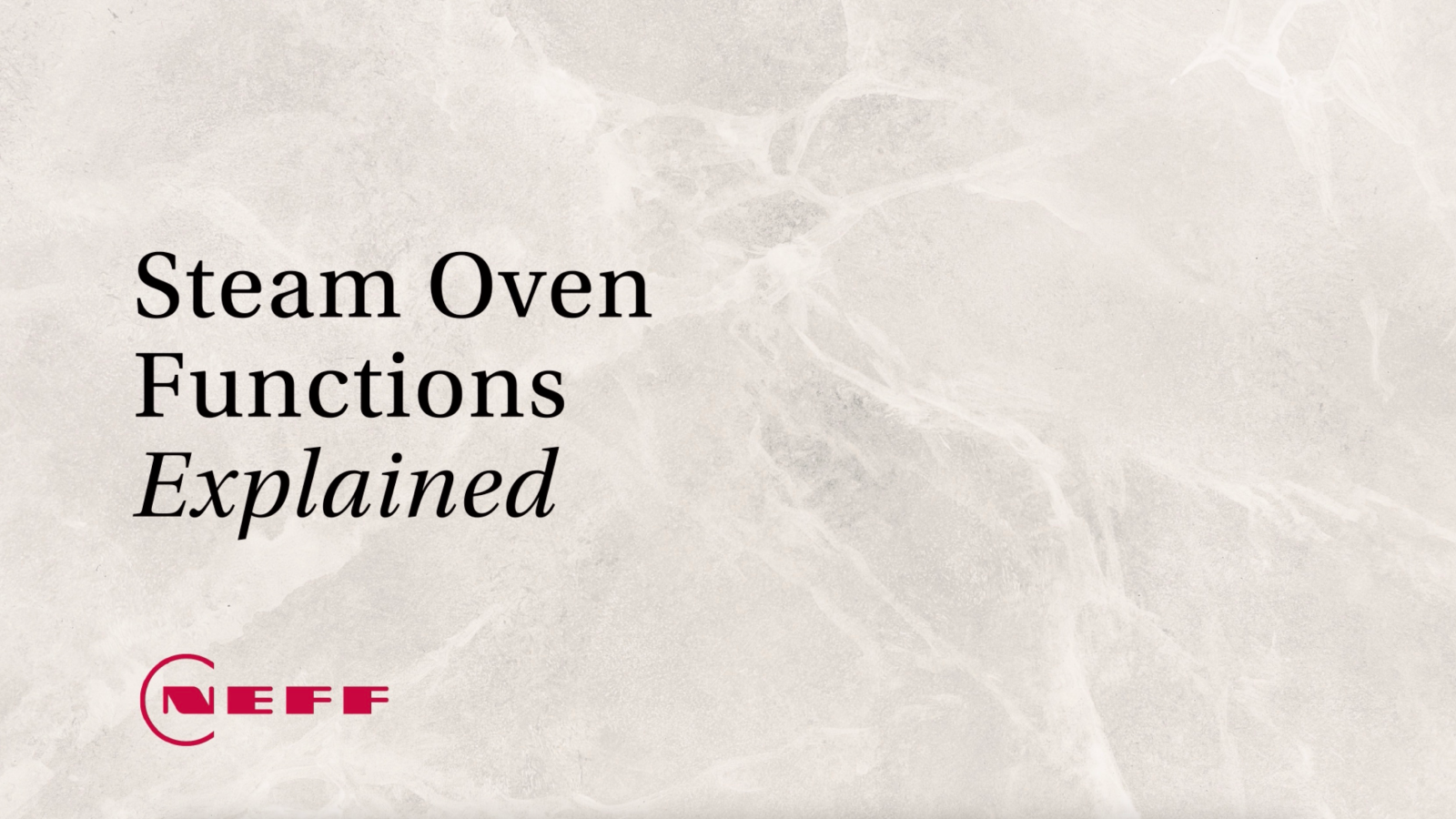 The different NEFF steam oven functions explained The Neff Kitchen