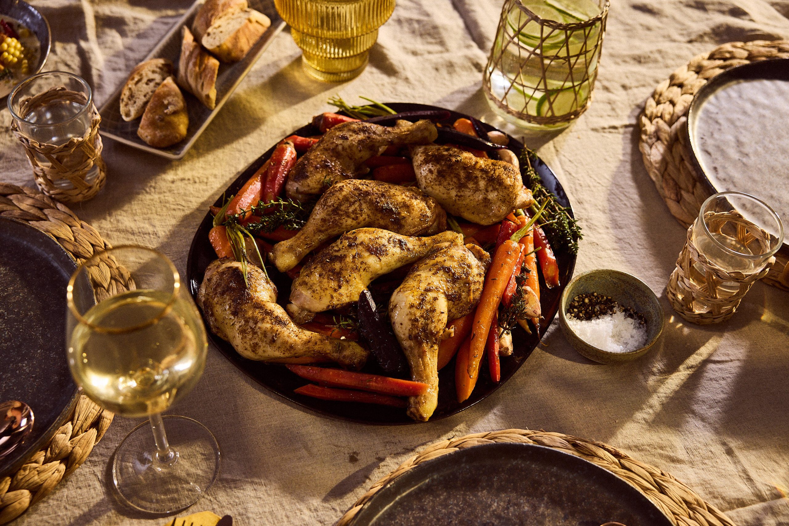 Cajun Chicken with Roasted Carrots | The Neff Kitchen