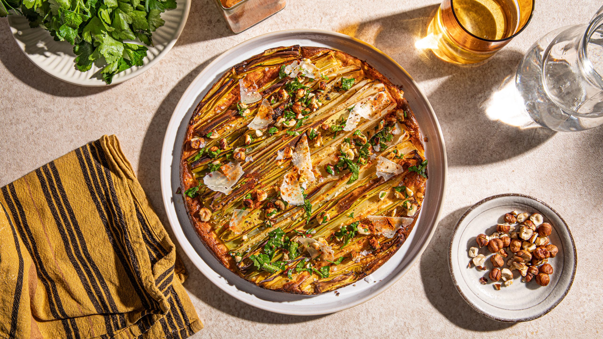 Cheesy Leek Tart with Gremolata | The Neff Kitchen