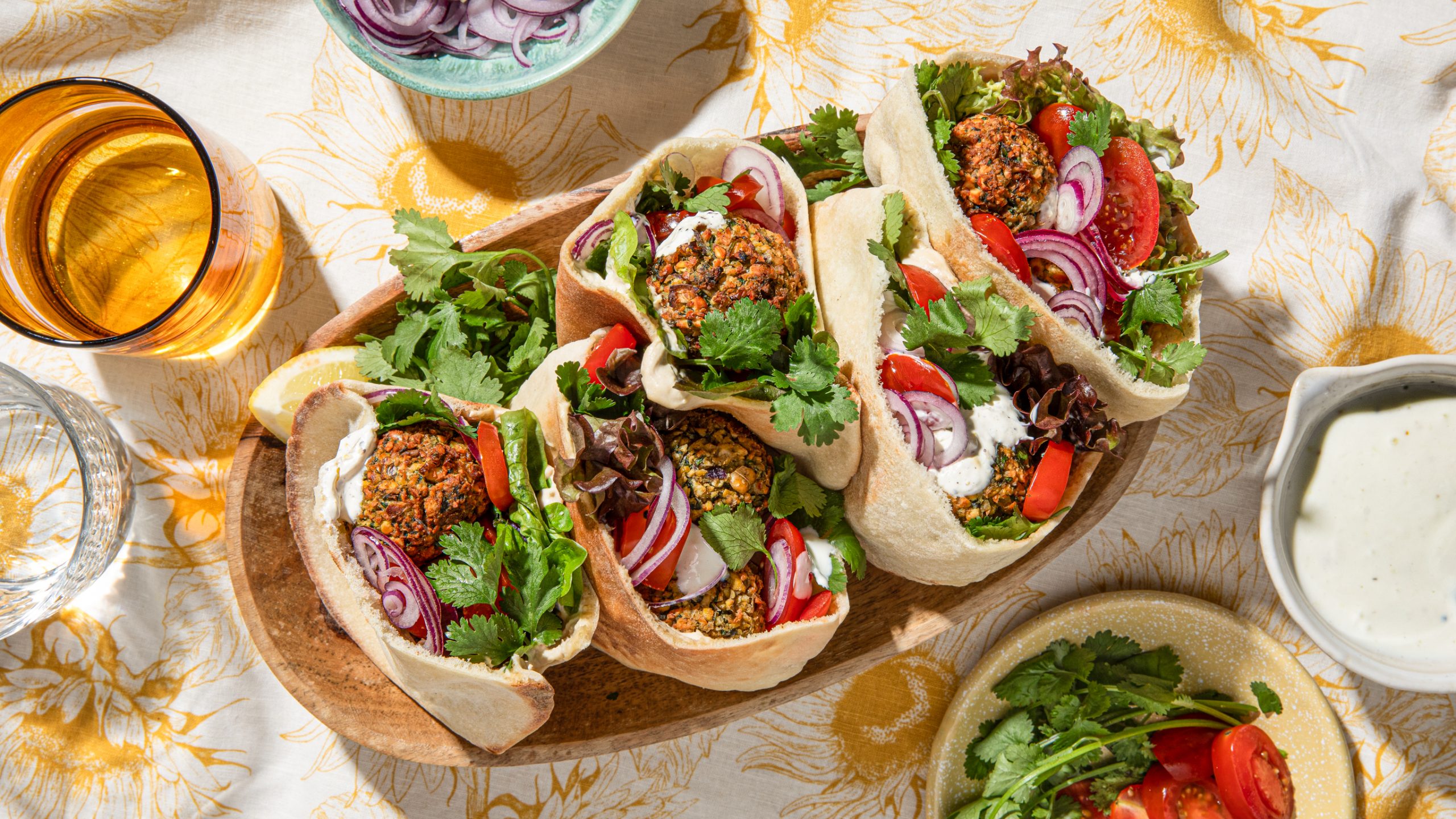 Falafel Sandwich with Hummus | The Neff Kitchen